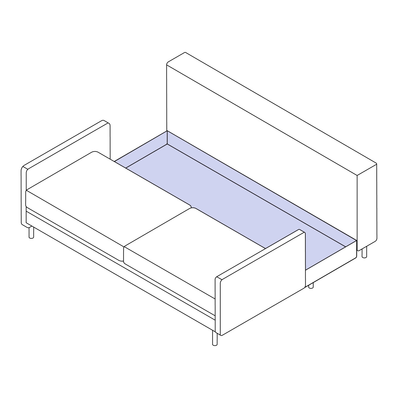 CLER sofa lova | 238 cm