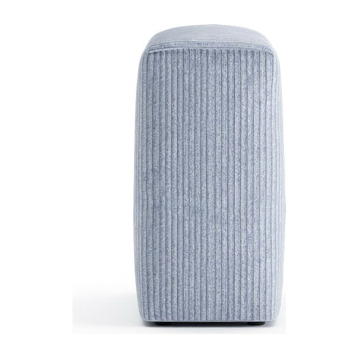 Dossier 85 cm Cloud 85×32, canapé modulable, velours côtelé bleu clair, fond neutre