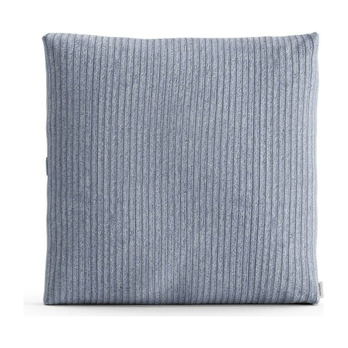 Coussin carré Cloud 55 × 55 cm, canapé modulable Cloud, velours côtelé bleu clair, fond neutre