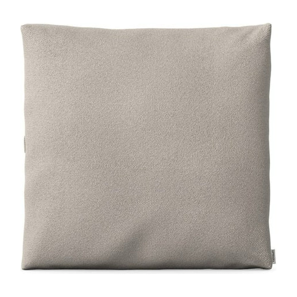Coussin carré Cloud 55 × 55 cm en tissu gris clair, vue rapprochée