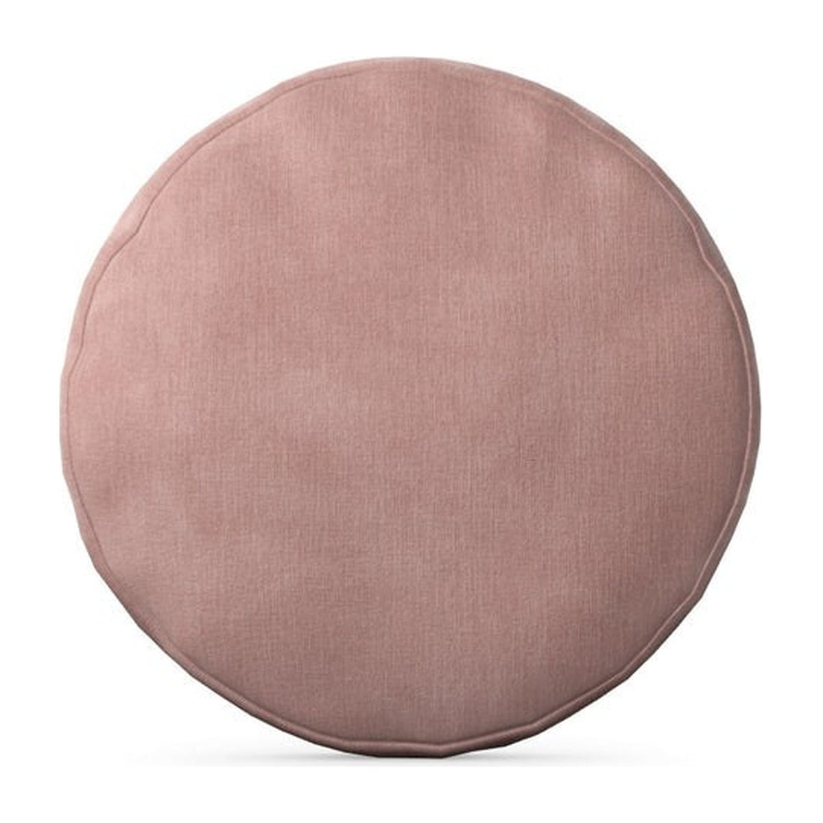 Coussin rond Cloud Moon 55 cm en tissu rose pâle, vue rapprochée