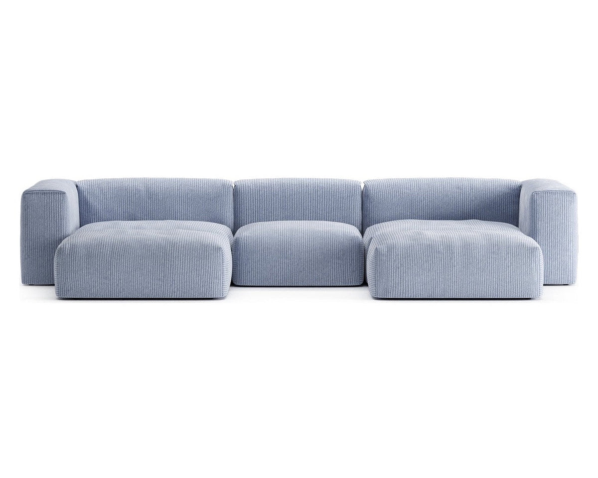 Canapé modulable Cloud U, photo studio sur fond blanc