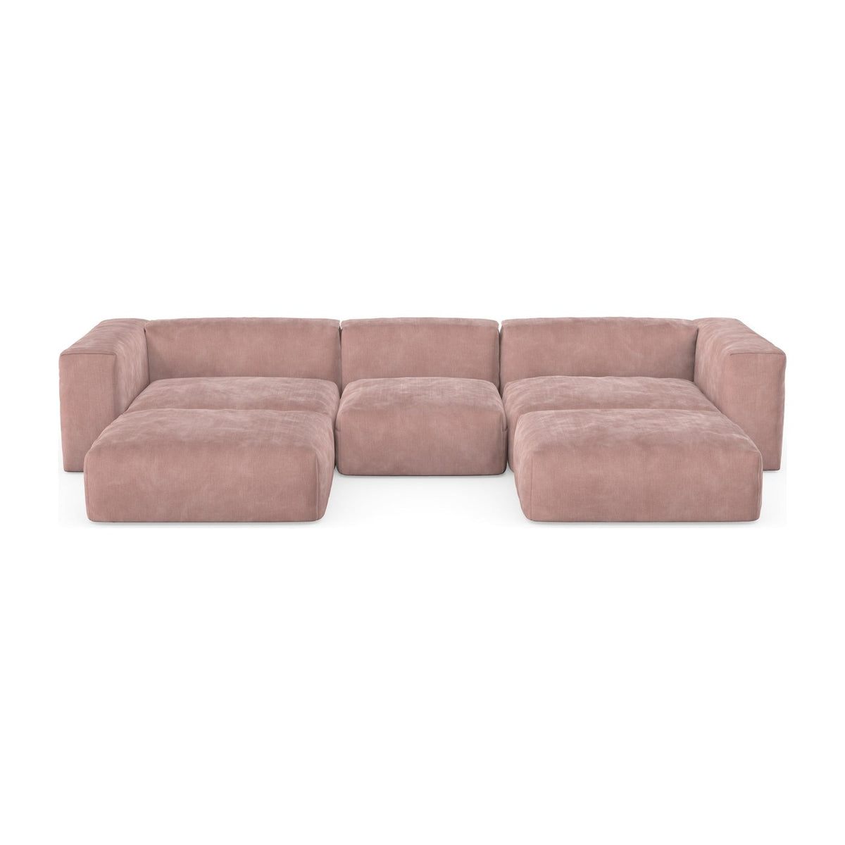 Canapé modulable Cloud U, photo studio sur fond blanc, vue 4