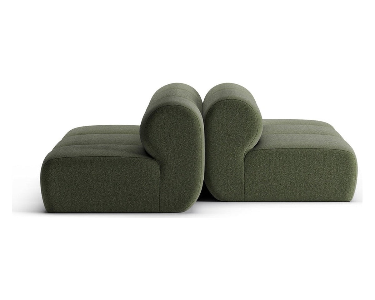 Canapé modulable Hug double face, photo studio sur fond blanc