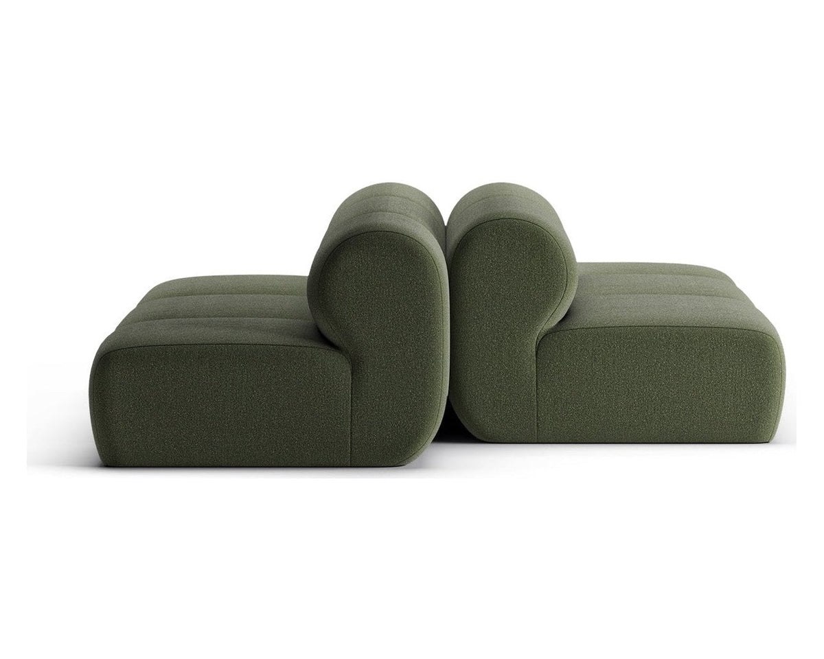 Canapé modulable Hug double face, photo studio sur fond blanc, vue 2