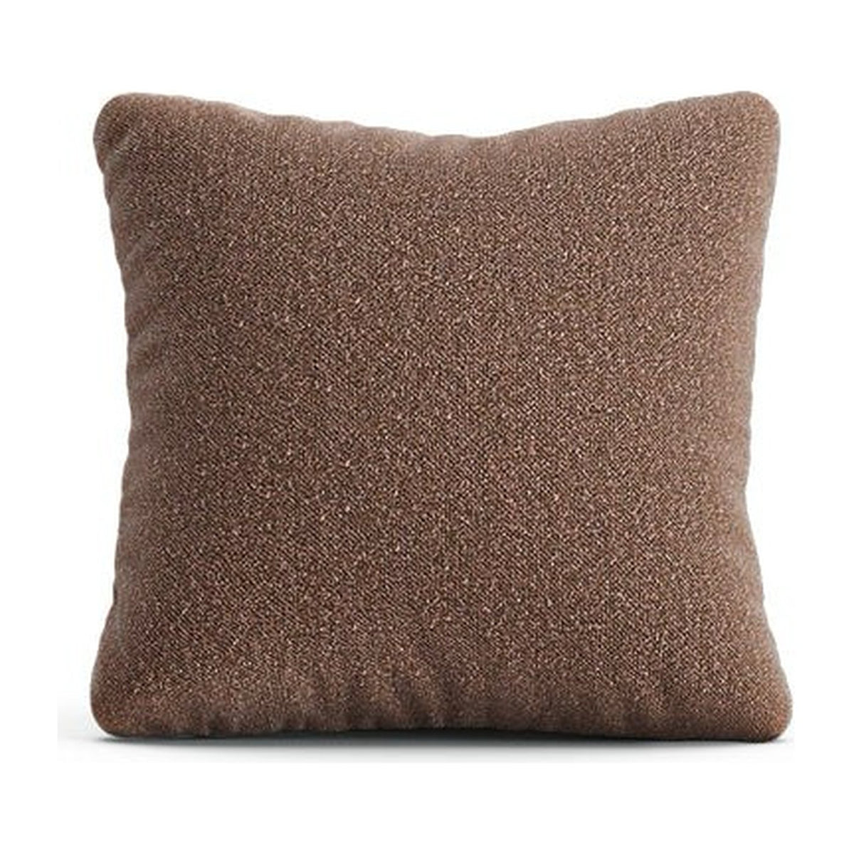 Coussin Hug Me 40 × 40 cm en tissu brun rosé, vue rapprochée