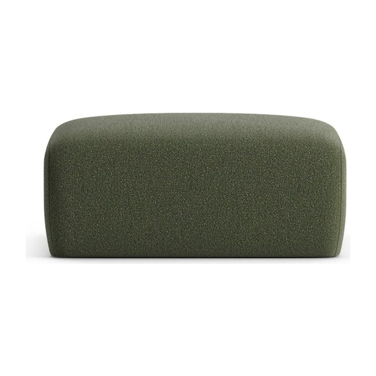 Pouf large Hug OTW, canapé modulable, tissu vert olive, fond neutre