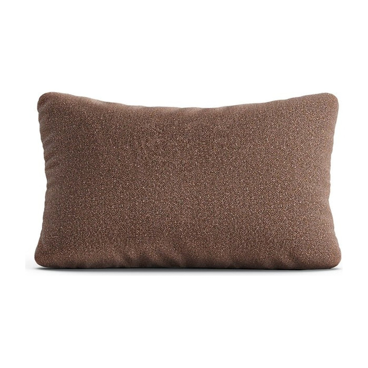 Coussin Hug You 60 × 40 cm en tissu brun rosé, vue rapprochée