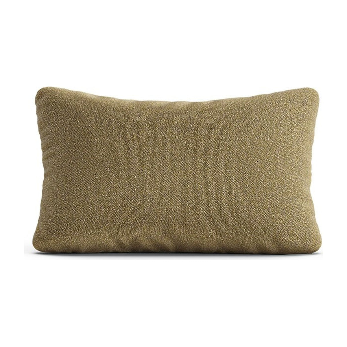 Coussin Hug You 60 × 40 cm en tissu beige, vue rapprochée