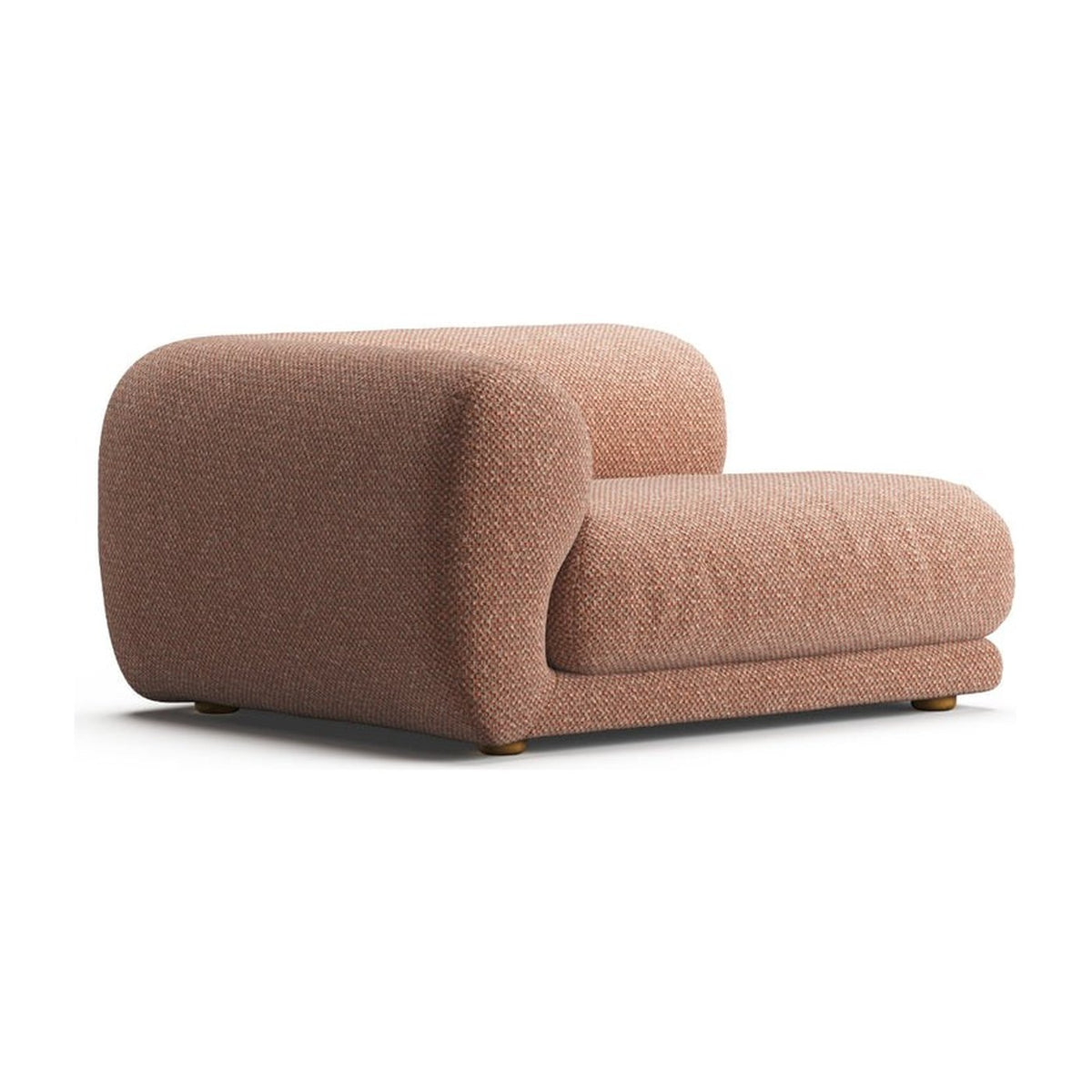 Lazy MLW en vue trois quarts arrière : accoudoir à gauche et assise de 95 cm