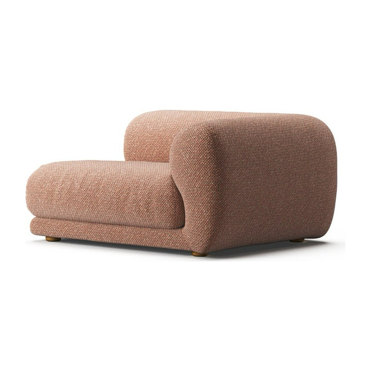 Lazy MRW en vue trois quarts arrière : accoudoir à droite et assise de 95 cm