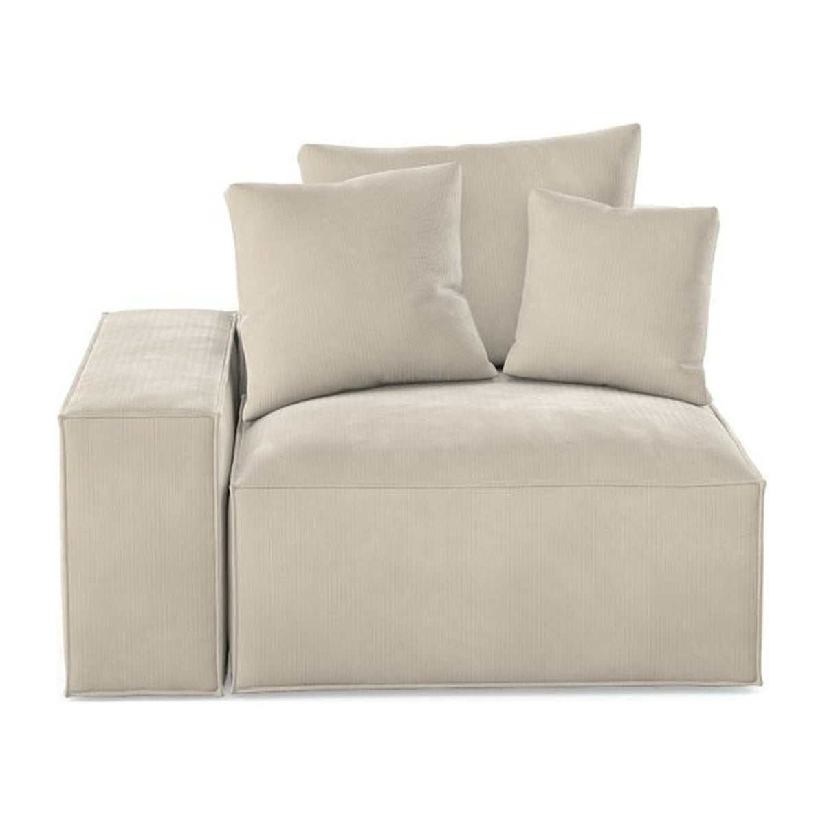 Assise gauche Loft ML, détail tissu Nata Boucle