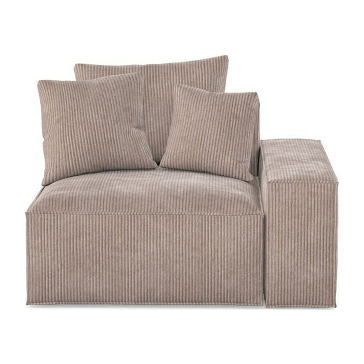 Assise droite Loft MR, canapé modulable, accoudoir de 31 cm, assise profonde de 95 cm