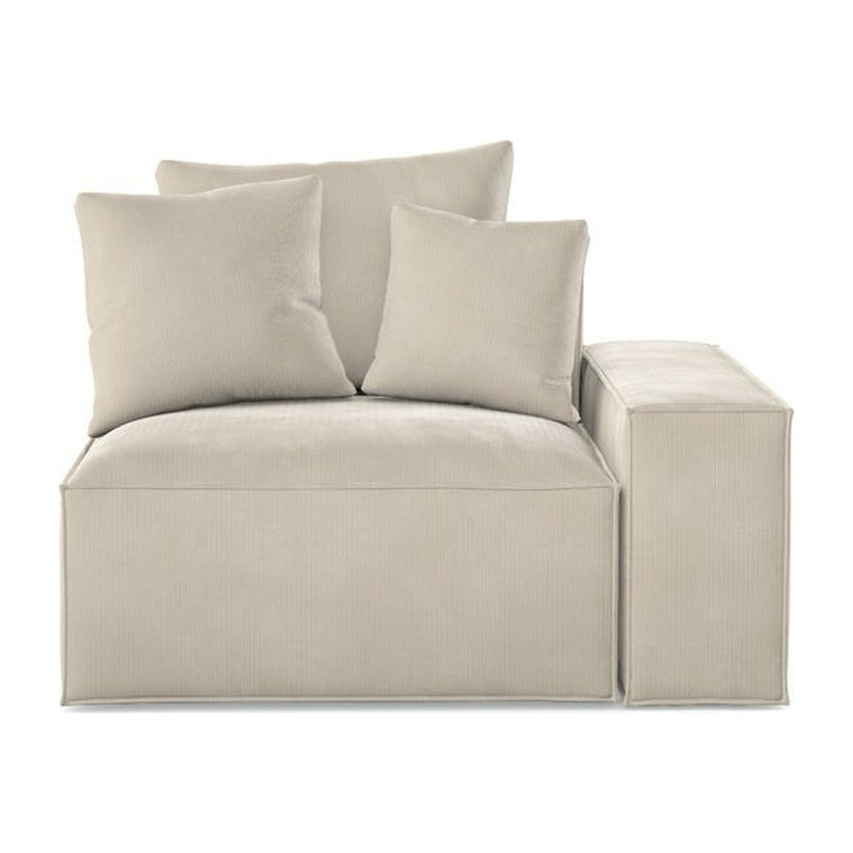 Assise droite Loft MR, détail tissu Alabaster