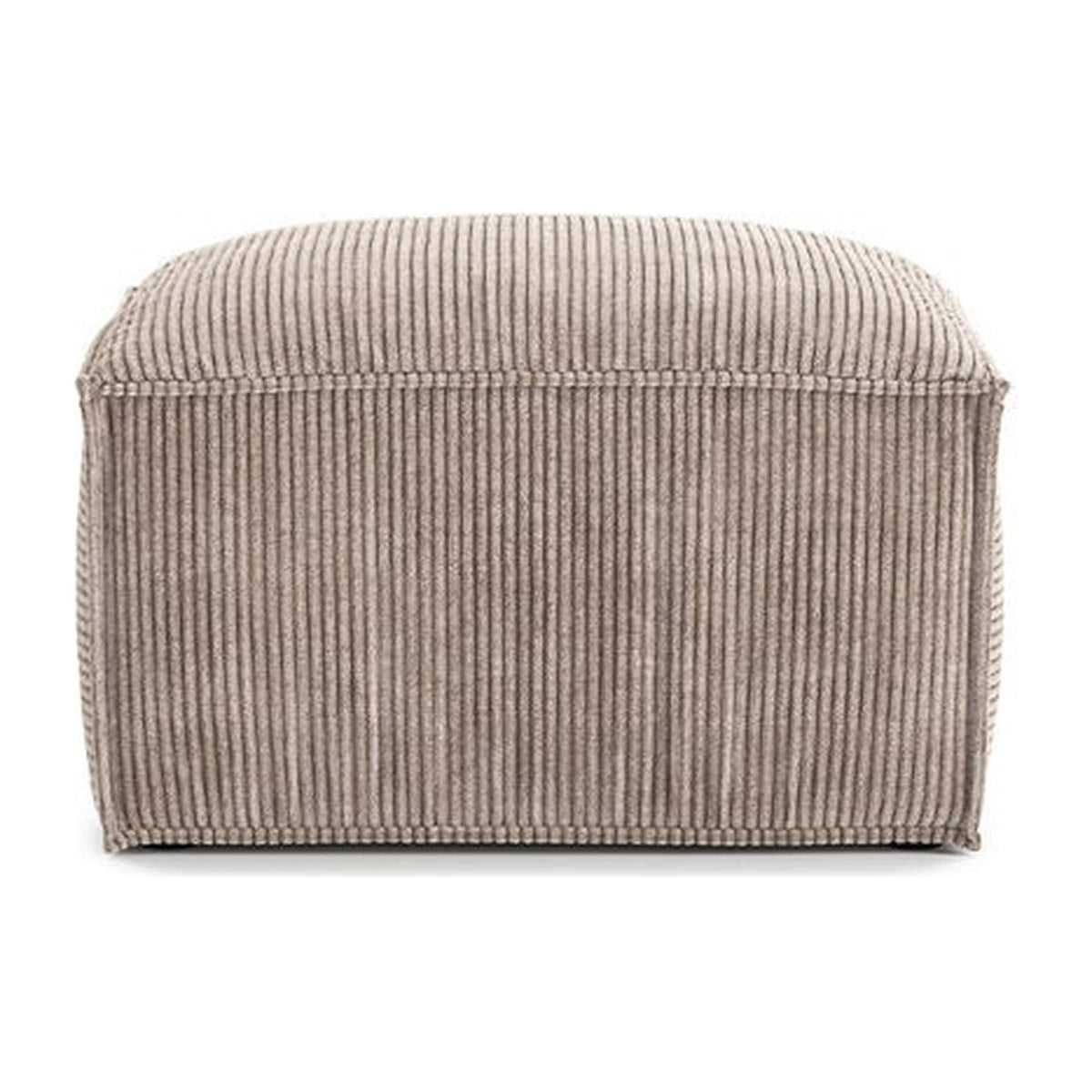 Pouf Loft 71 × 71 cm, repose-pieds du canapé modulable, tissu Poso