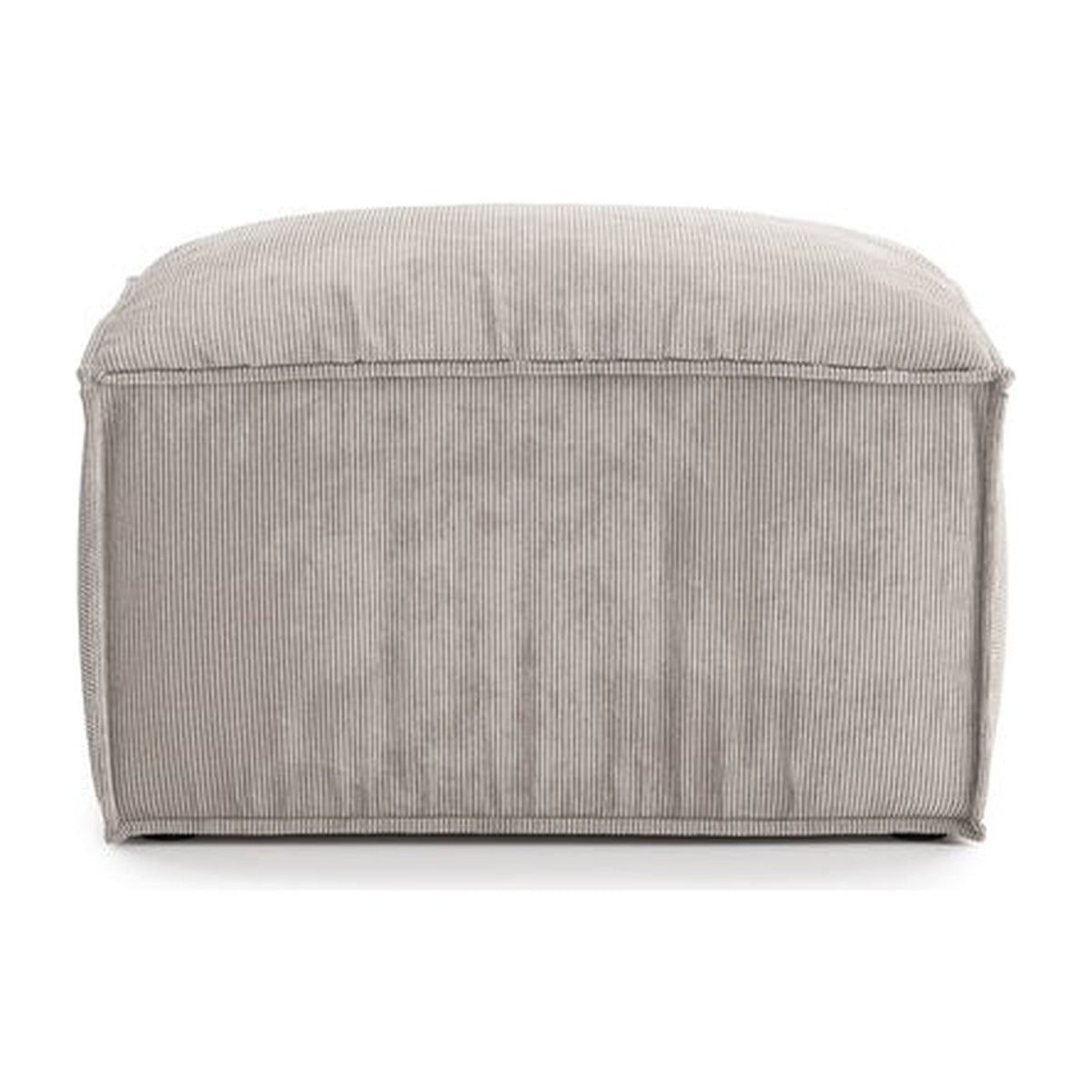 Pouf Loft, détail tissu Truffle