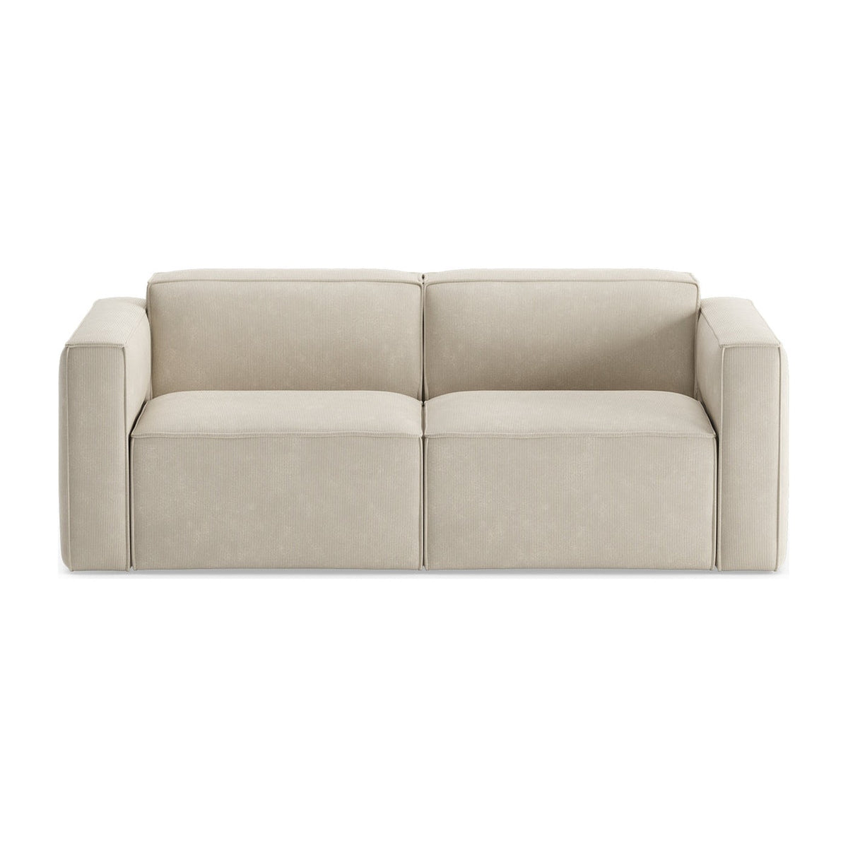 Canapé modulable Slay 2 places, photo studio sur fond blanc