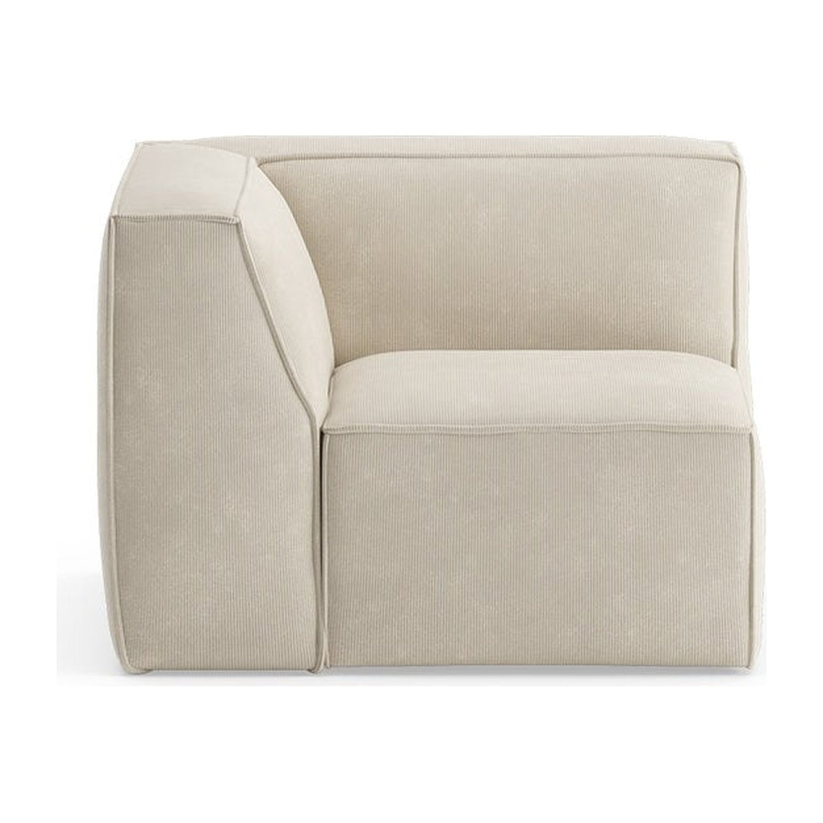 Module d'angle Slay MC, canapé modulable, dossier sur deux côtés, 92 × 92 cm