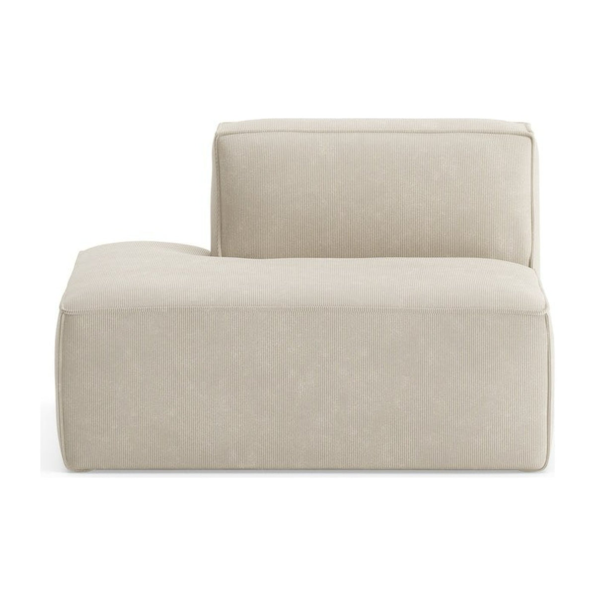 Module gauche à dossier latéral Slay MLO, canapé modulable, 103 × 92 cm