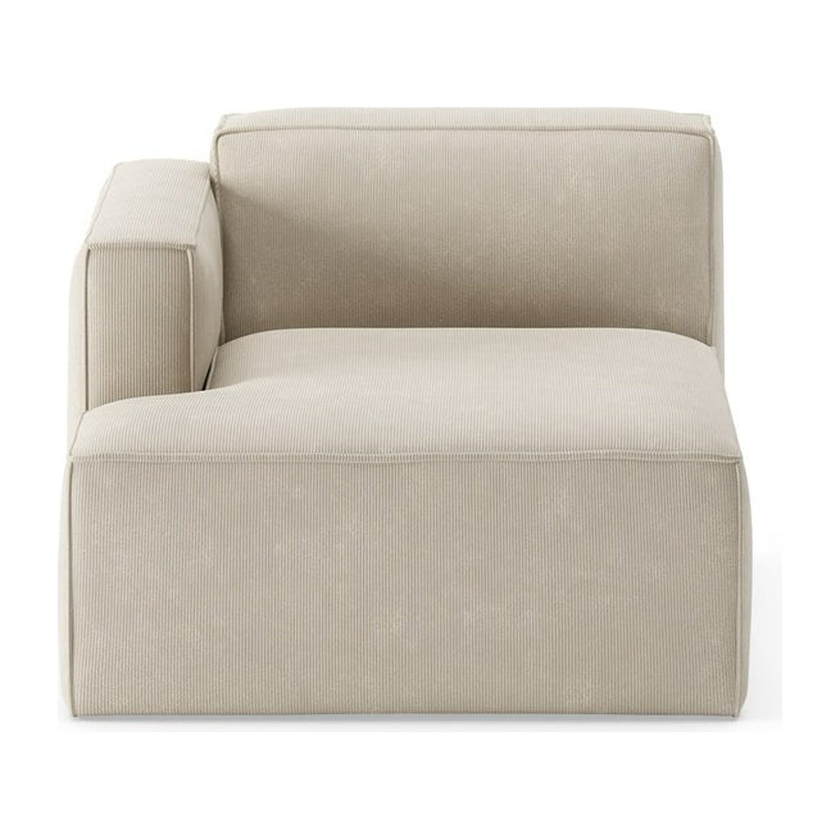 Méridienne à gauche Slay OTML, canapé modulable, assise de 101 cm, 92 × 132 cm
