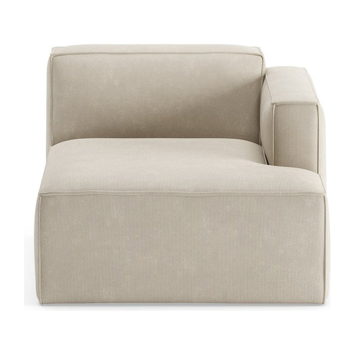 Méridienne à droite Slay OTMR, canapé modulable, assise de 101 cm, 92 × 132 cm
