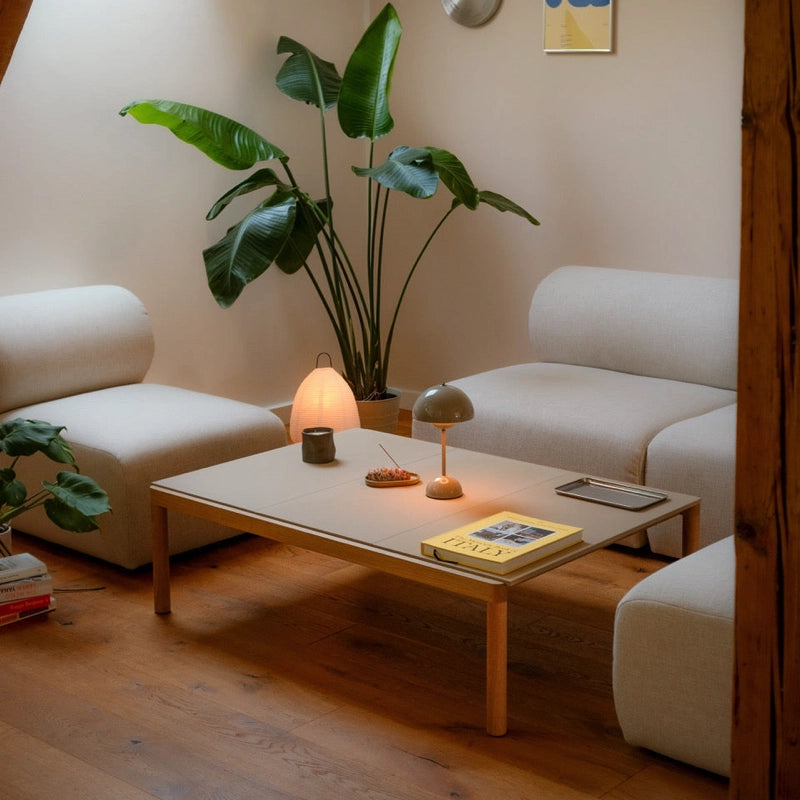 Canapé Hug – le confort qui enveloppe, alliance de chaleur et d’harmonie.